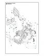 Husqvarna 455ERANCHERIITRIOBRAKE - Crankcase