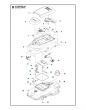 Husqvarna Automower 105 - Chassis Upper