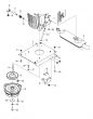 Husqvarna Pz 29 - Engine Mounting With Guards & Muffler
