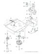 Husqvarna Z142 - Engine Mounting With Guards & Muffler