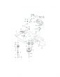 Husqvarna Z246 - Engine Mounting With Guards & Muffler