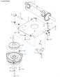 Husqvarna Z560 X - Engine Mounting With Guards & Muffler