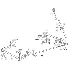 1228H - 2003 - 13-2642-13 - Mountfield Ride On Mower Deck Lifting Diagram