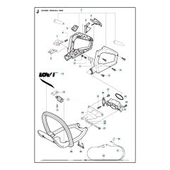 Husqvarna 123HD60 - Handle & Controls