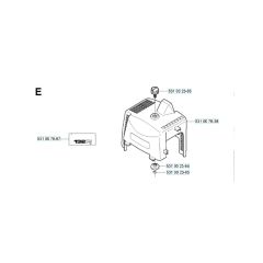 Husqvarna 132RJ - Cylinder Cover