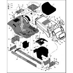 Hayter Heritage 13-30 - 131C (131C001001 - 131C099999) - Chassis - Hood
