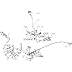1435E - 2007 - 13-2688-12 - Mountfield Ride On Mower Controls Diagram