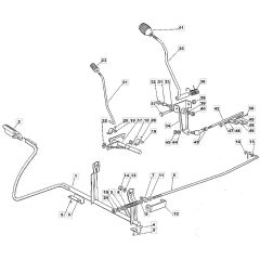 1436S - 2006 - 13-2670-11 - Mountfield Ride On Mower Controls Diagram