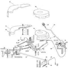 1436S - 2006 - 13-2670-11 - Mountfield Ride On Mower Deck Engagement Diagram