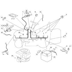 1436S - 2006 - 13-2670-11 - Mountfield Ride On Mower Electrics Diagram