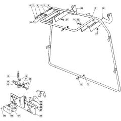 1436S - 2006 - 13-2670-11 - Mountfield Ride On Mower Grasscatcher Diagram