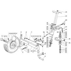 1436S - 2006 - 13-2670-11 - Mountfield Ride On Mower Steering Diagram