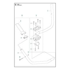 Husqvarna 143R-II - Handle