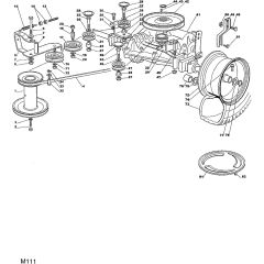 1440M - 2002 - 13-2653-12 - Mountfield Ride On Mower Transmission Diagram