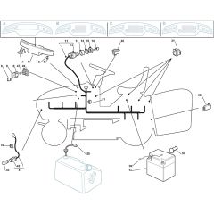 1440M - 2004-2006 - 299911383/MO6 - Mountfield Ride On Mower Electrics Diagram