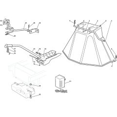 1440M - 2004-2006 - 299911383/MO6 - Mountfield Ride On Mower Options Diagram
