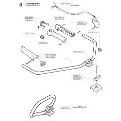 Husqvarna 227RD - 1999-2000 - Handle & Controls
