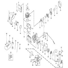 McCulloch 250 CXL - 2010-06 - Engine (1) Parts Diagram