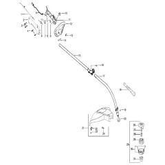 McCulloch 250 CXL - 2010-06 - Shaft & Handle (2) Parts Diagram