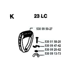 Husqvarna 26 Lc - Handle