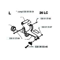 Husqvarna 26 Lc - Handle 2