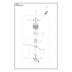 Husqvarna 321 Sp - Cylinder Piston