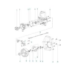 Husqvarna 321S15 - Crankcase & Clutchdrum