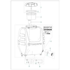 Husqvarna 321S25 - Tank