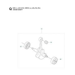 Husqvarna 325Ldx - Crankshaft