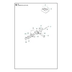 Husqvarna 362 - Carburetor & Air Filter