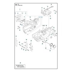 Husqvarna 362 - Crankcase