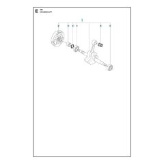 Husqvarna 362 - Crankshaft