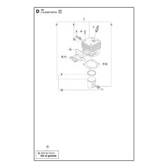 Husqvarna 362 - Cylinder Piston