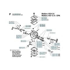 Husqvarna 362XP - 1999-Current - Carburetor Details