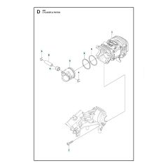 Husqvarna 439 - Cylinder Piston