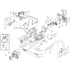 McCulloch 444 - 2008-05 - Chassis & Enclosures Parts Diagram
