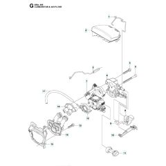 Husqvarna 455ERANCHER - Carburetor & Air Filter