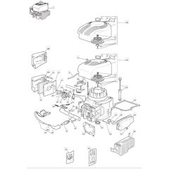 461R PD - 2006-2007 - 294487043/MO6 - Mountfield Rotary Mower Engine Diagram