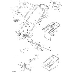 462 PD - 2007 - 294485033/CAL - Mountfield Rotary Mower Handle Diagram