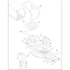 Hayter Osprey 46 - 610B (320000001 - 320999999) - Deck - Grass Bag Assembly