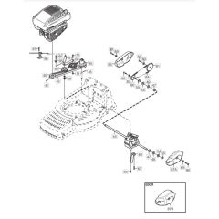 480R - 2003 - 12-5704-80 - Mountfield Rotary Mower Transmission Diagram