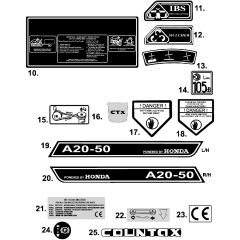 Countax A2050 - From 01-01-2008 To 01-02-2008 - 6 Decals