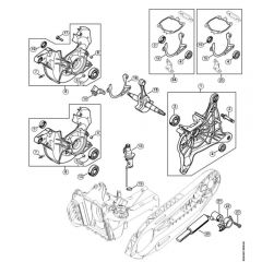 TS410 A-Crankcase Assembly