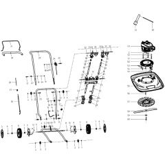 Cobra AIRMOW 51 - Hover Mower Main Diagram