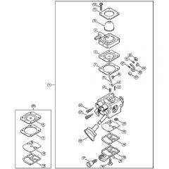 Genuine Stihl BR200 / G - Carburetor 4241/25