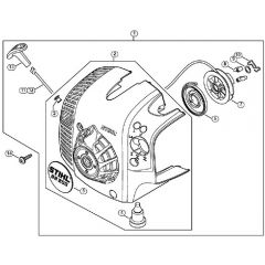 Genuine Stihl BR200 / K - Rewind starter