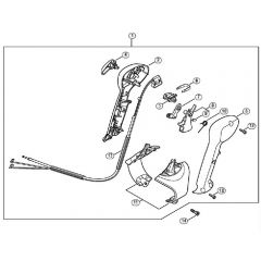 Genuine Stihl BR200 / P - Control handle