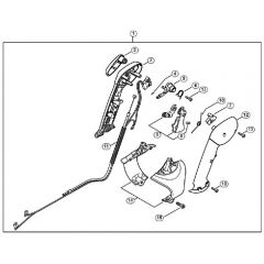 Genuine Stihl BR200 / Q - Control handle