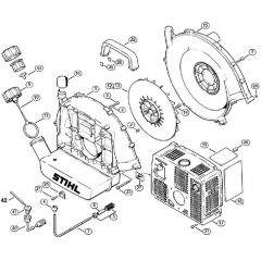 Genuine Stihl BR320 / F - Fan housing