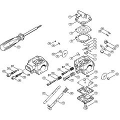 Genuine Stihl BR380 / D - Carburetor HD-28, HD-29, HD-45